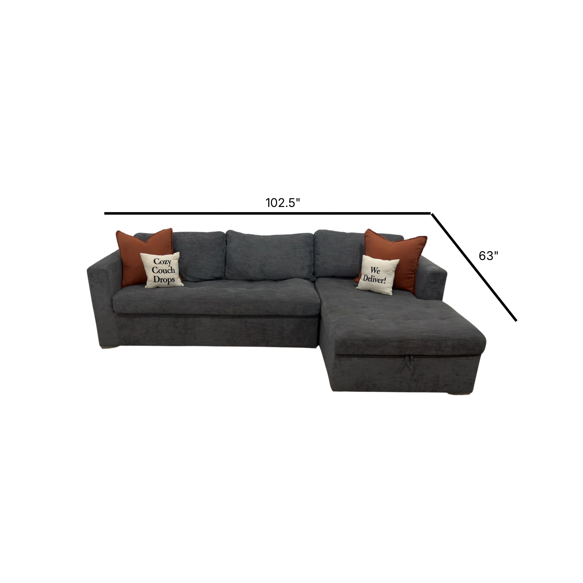 Article Soma Sectional Sofabed 102.5”