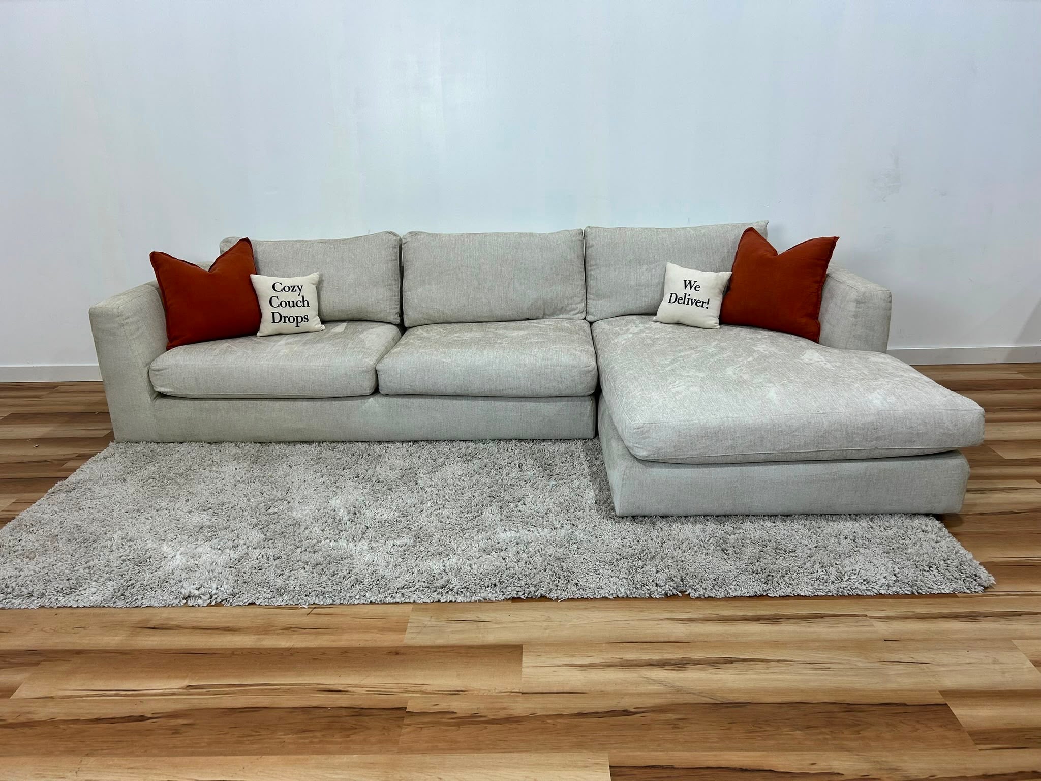 EQ3 Cello Sectional Sofa 122”