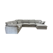 The Nest Modular Sofa 7pc Light Grey