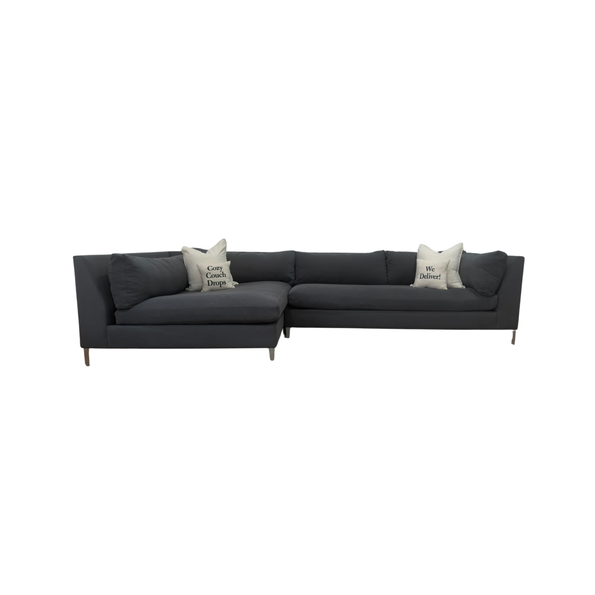 CB2 Decker Sectional Sofa 129.5”