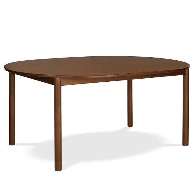 Article Heidi 48" - 67.75" Extendable Round Dining Table - Walnut