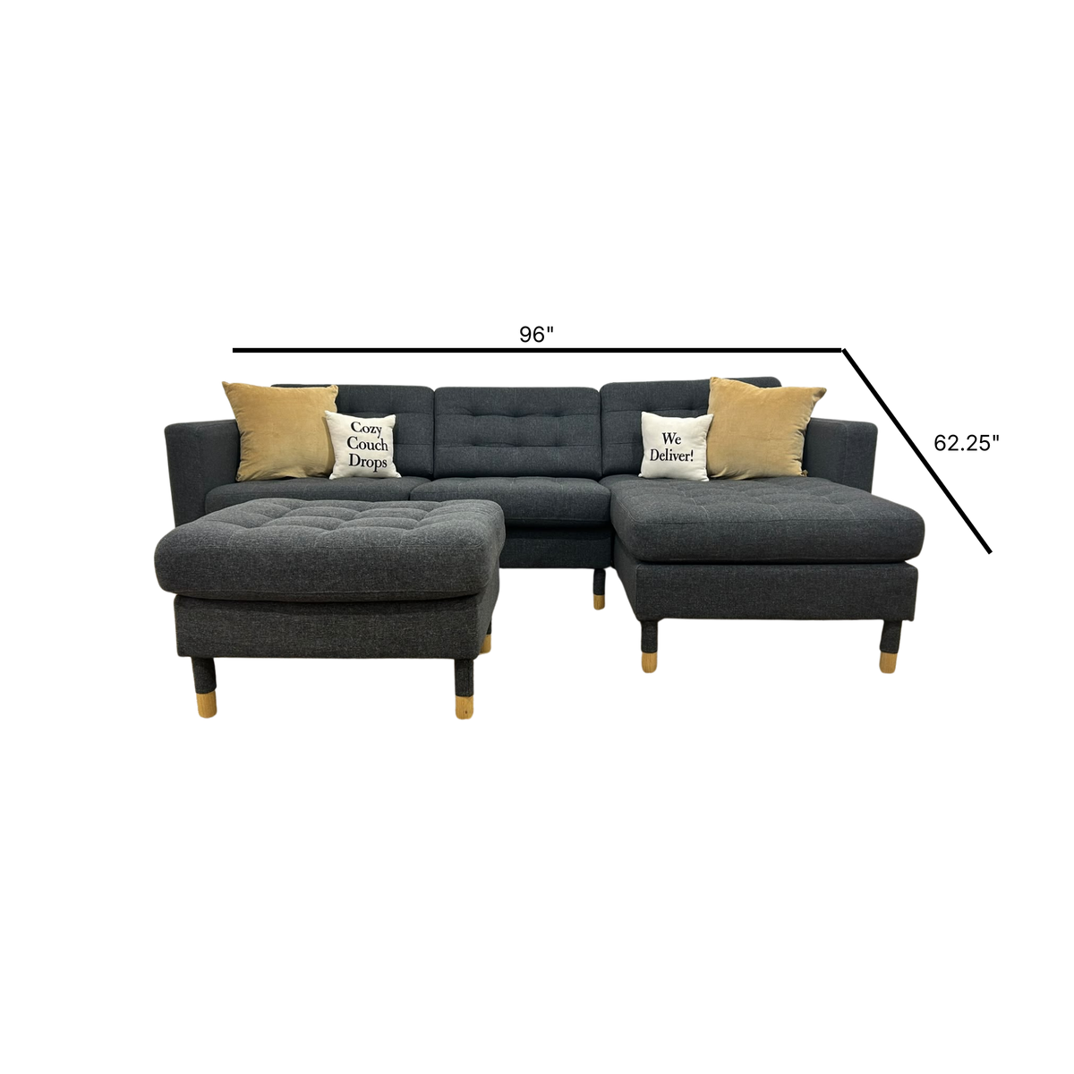 Ikea Morabo Sectional Sofa + Ottoman