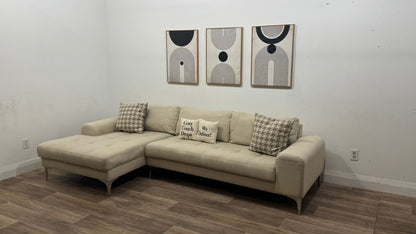 Scan Designs Tufted Sectional Sofa