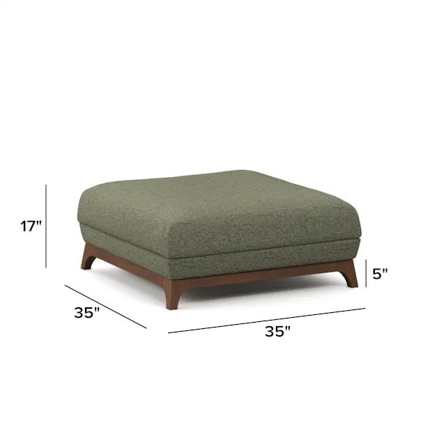 Article Ceni 35" Ottoman - Hemlock Green
