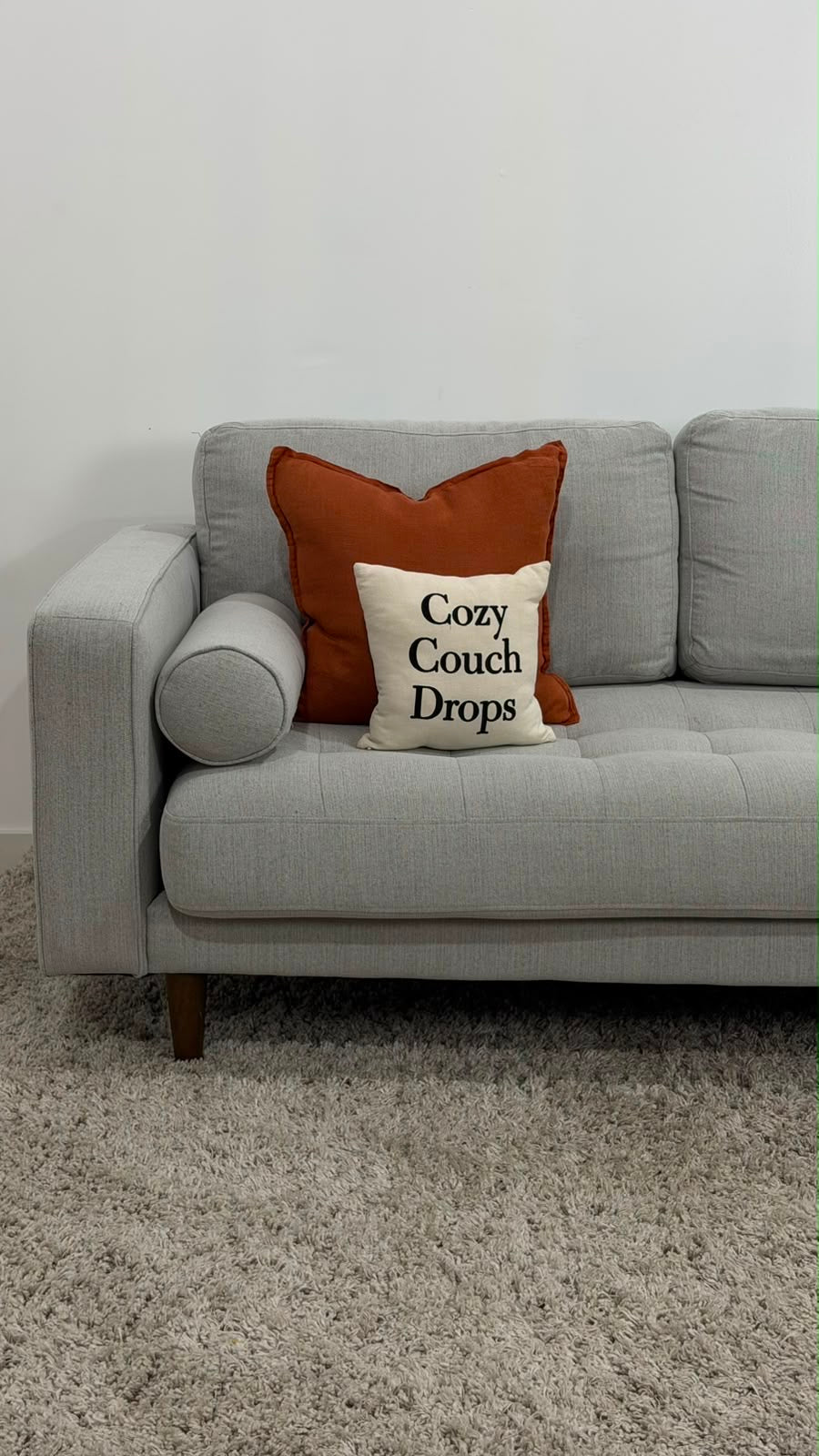 Structube Kinsey Sectional Sofa Grey 100”