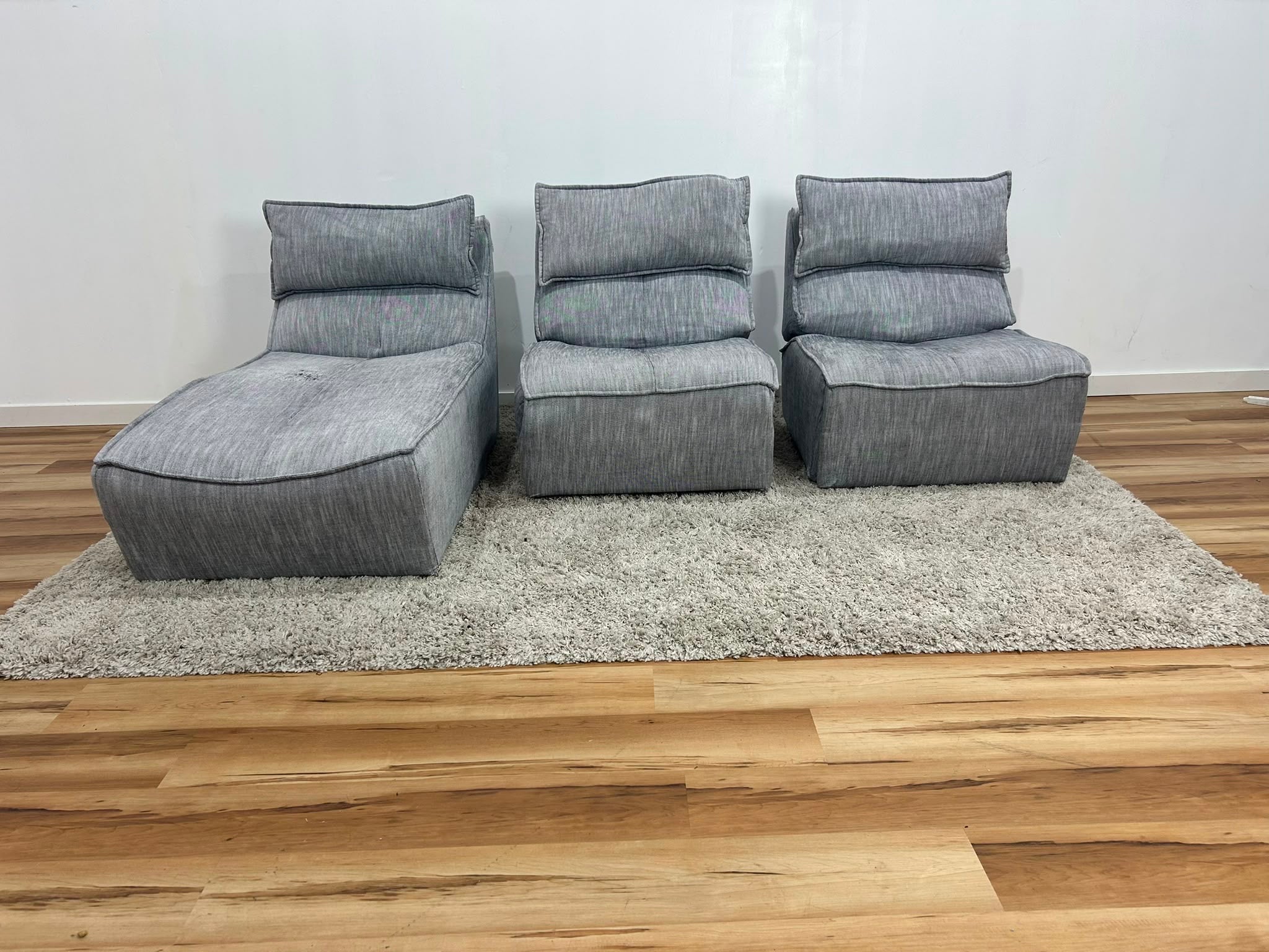 Calia Italia Hip Hop Reclining Modular Sofa 91”