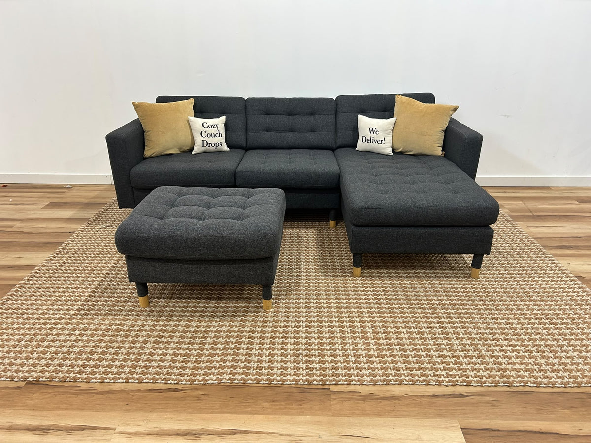 Ikea Morabo Sectional Sofa + Ottoman