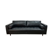 MCM Style Leather Sofa 88"