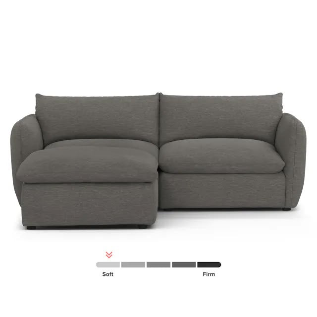 Article Leigh 92" Modular Sectional - Silver Gray
