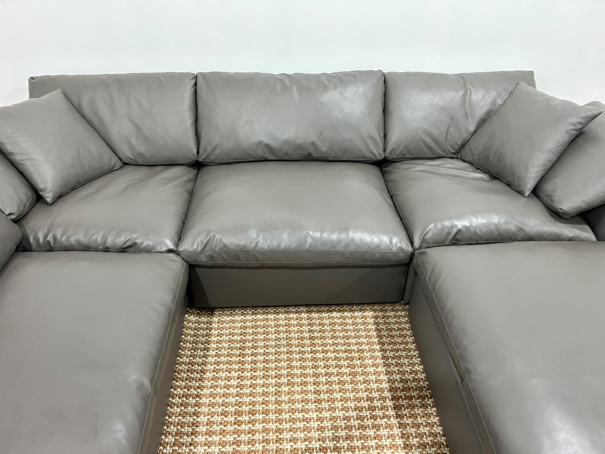 Modway Vegan Leather Cloud Modular Sofa