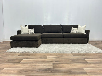 Chocolate Brown Sectional Sofa