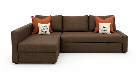 Brown Ikea Friheten Sofabed