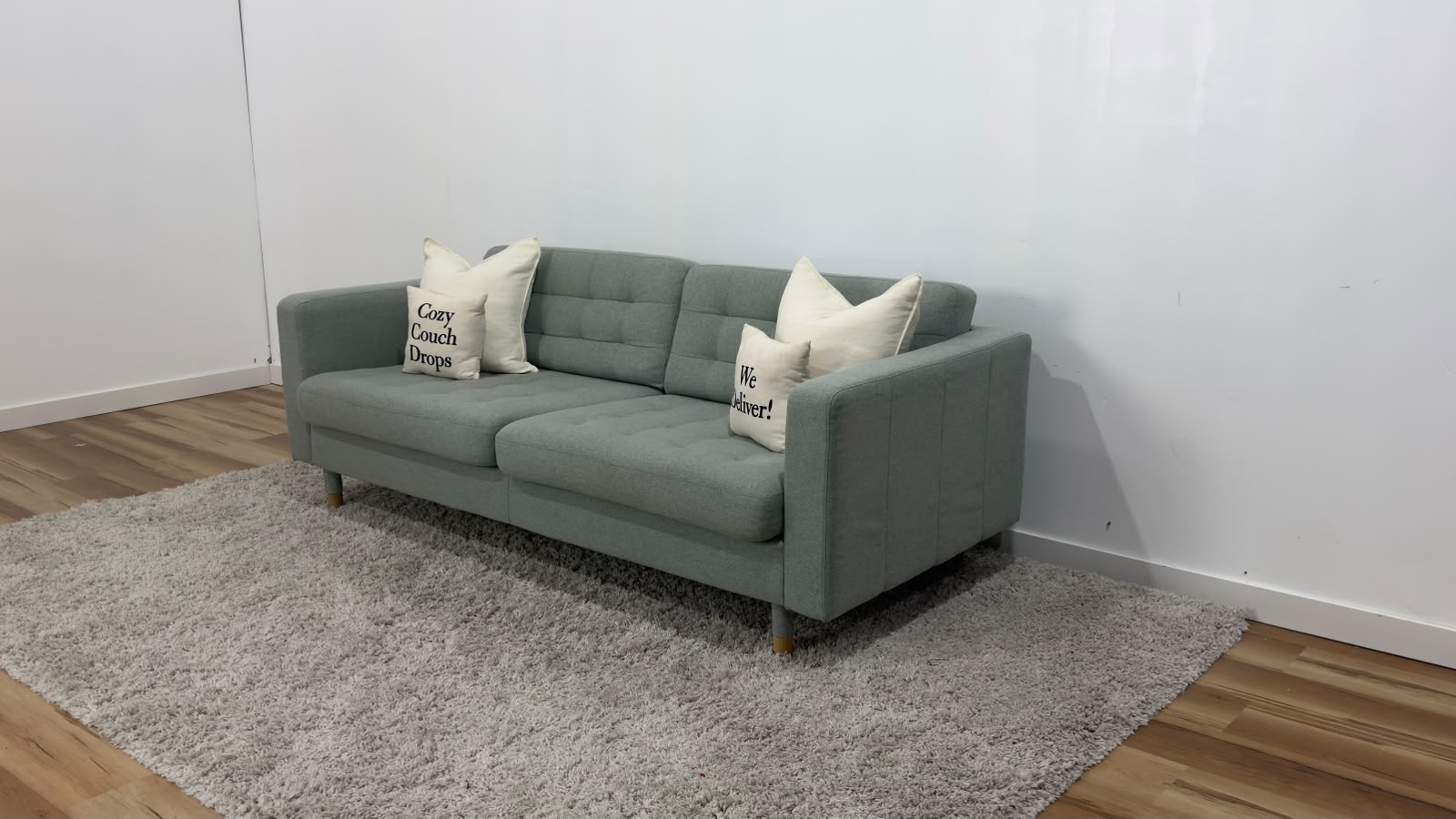 Green Ikea Morabo 3 Seater Sofa