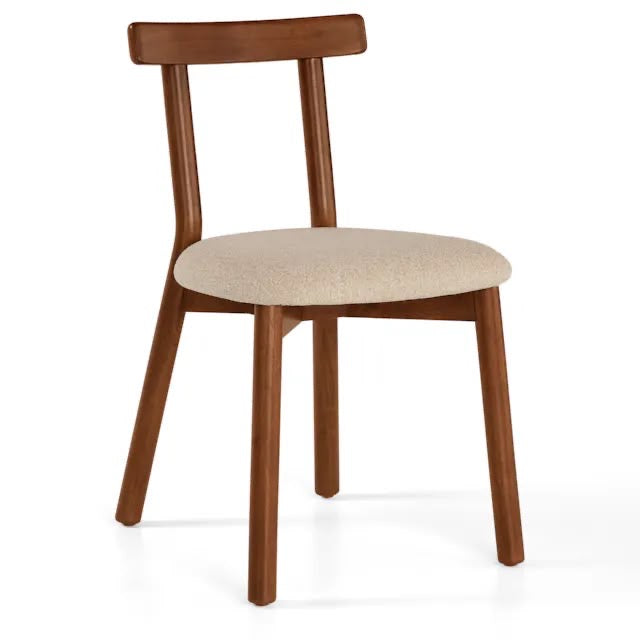 Article Ulka Dining Chair - Walnut And Ratine Buff