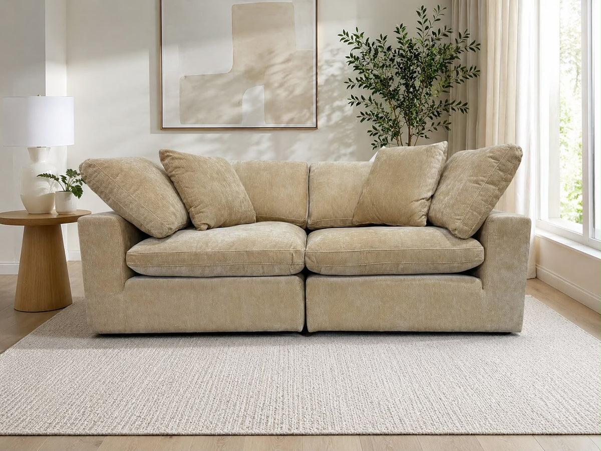 Snug Modular Sofa - Sand - 2pc