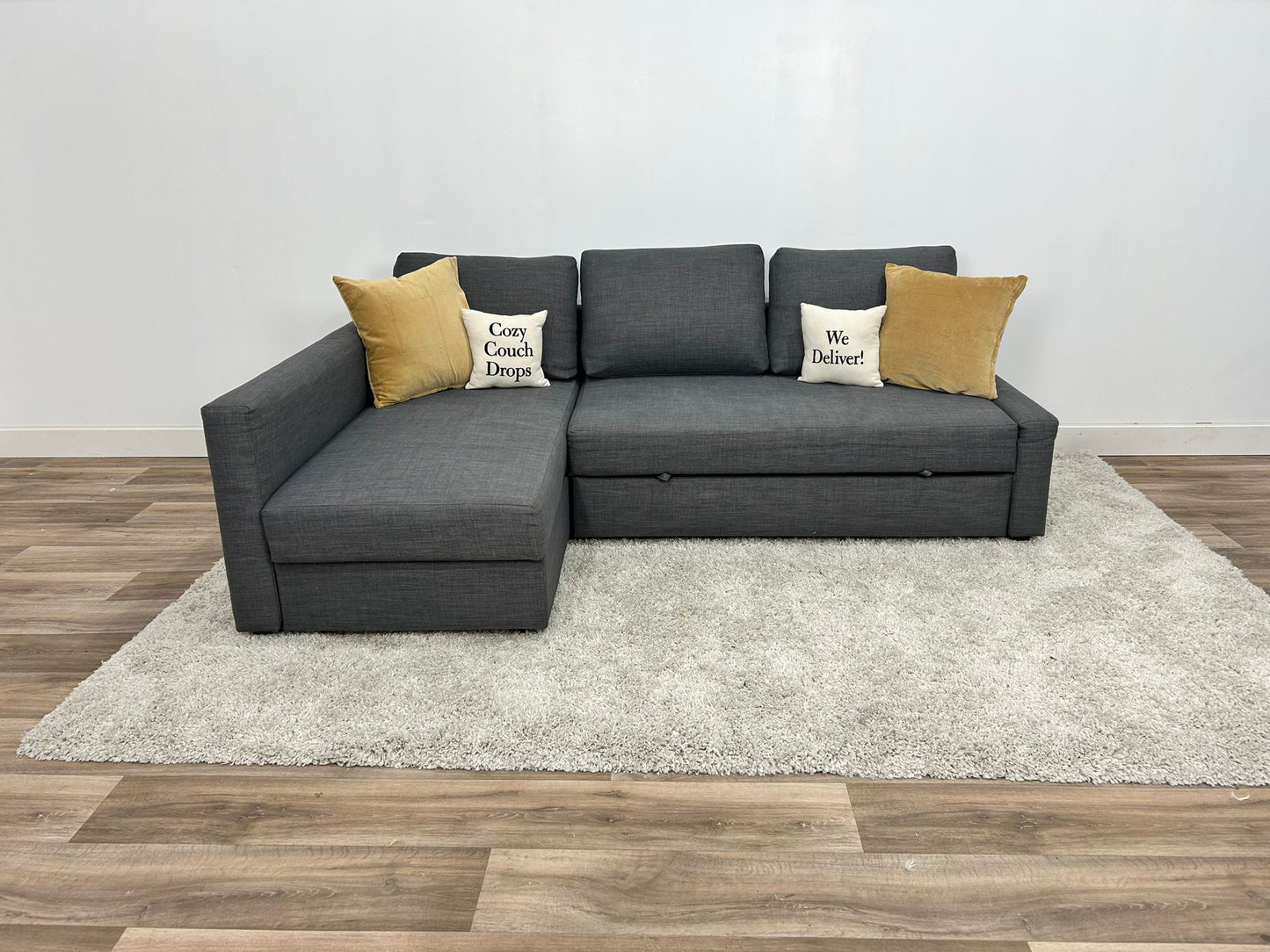 Grey Ikea Friheten Sofabed