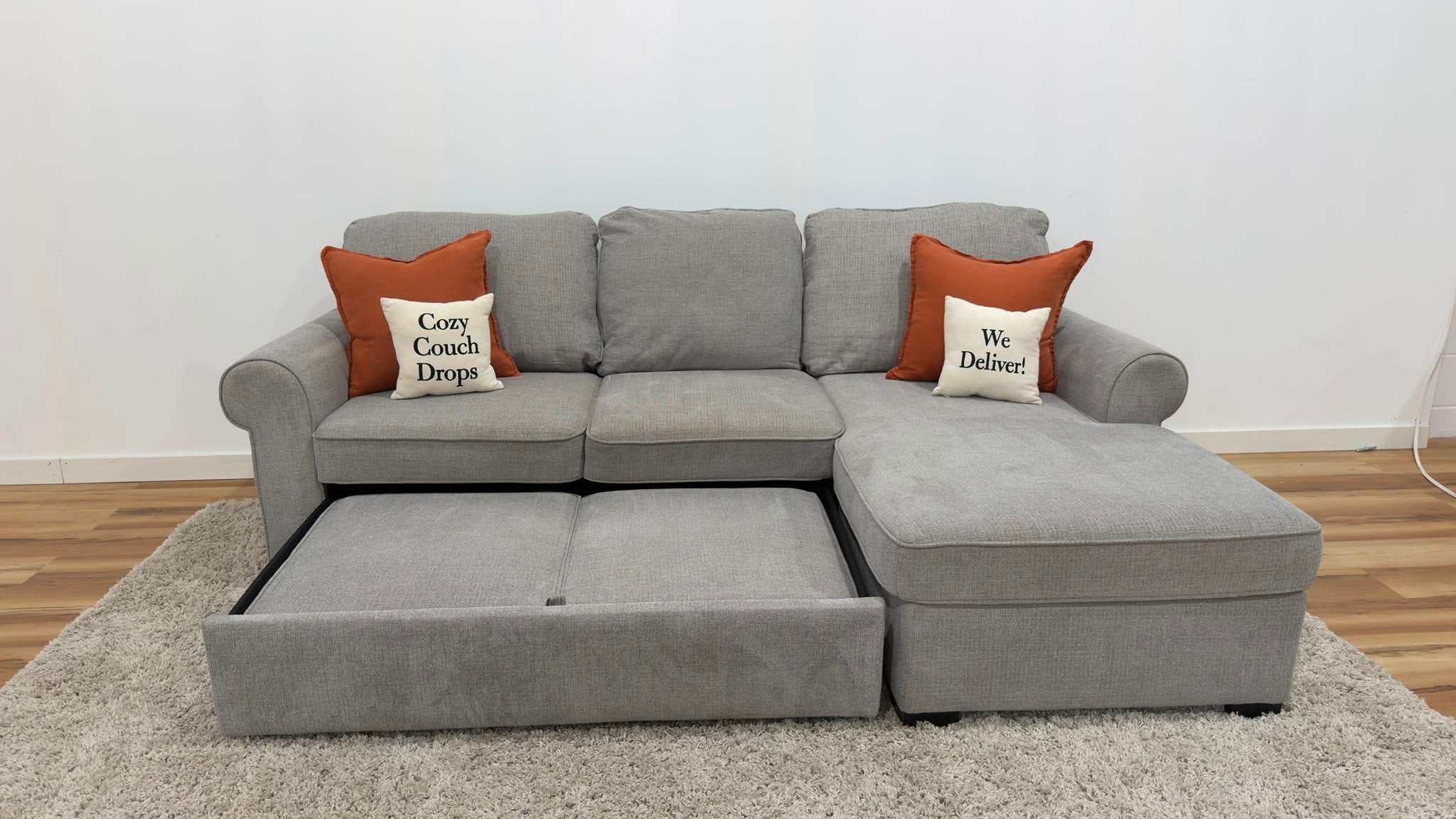 The Brick Haven Sectional Sofabed 100”