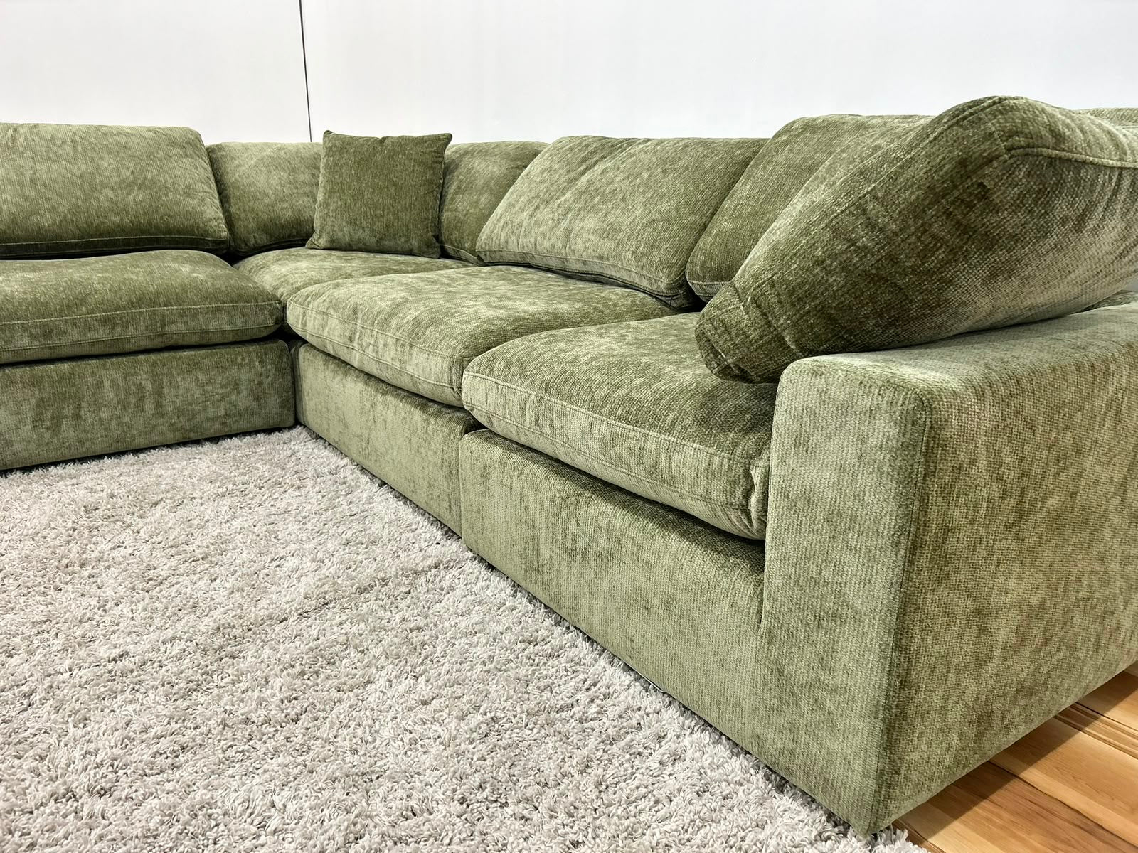 Snug Modular Sofa 5pc - Olive Green