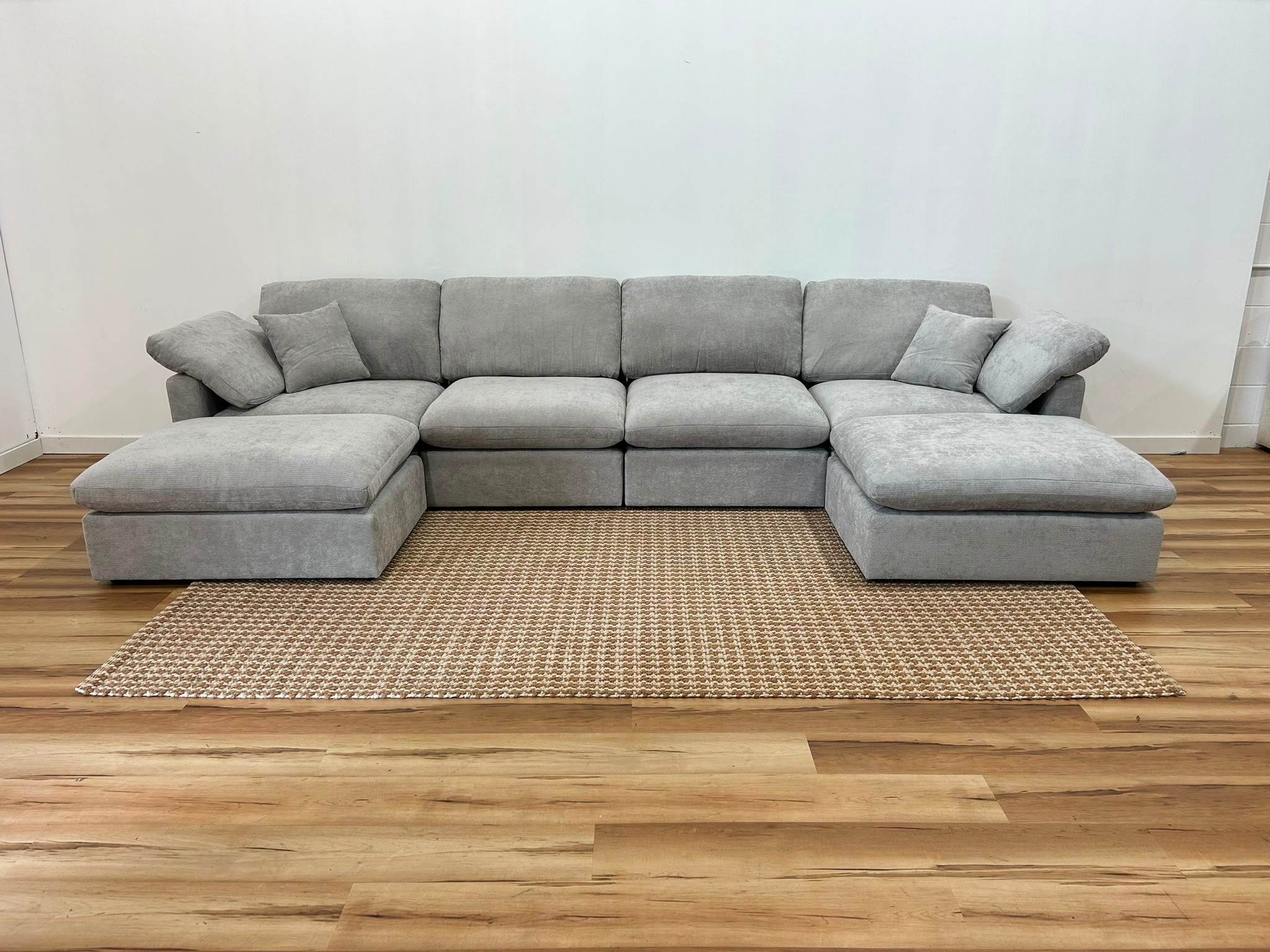 The Nest Modular Sofa 6pc Light Grey