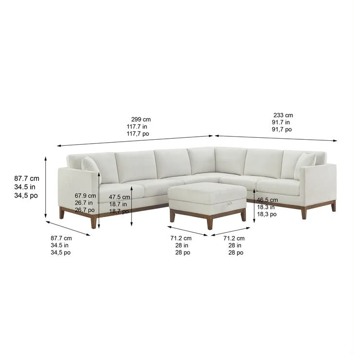 Thomasville Livingston Sectional Sofa