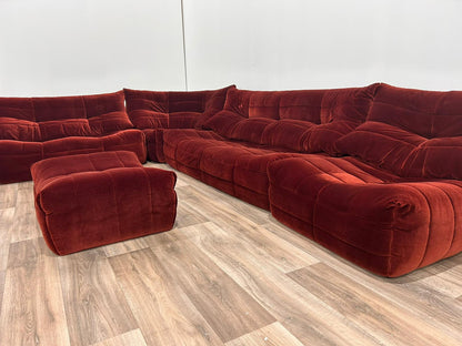 R.S Furniture Inc modular velvet sofa