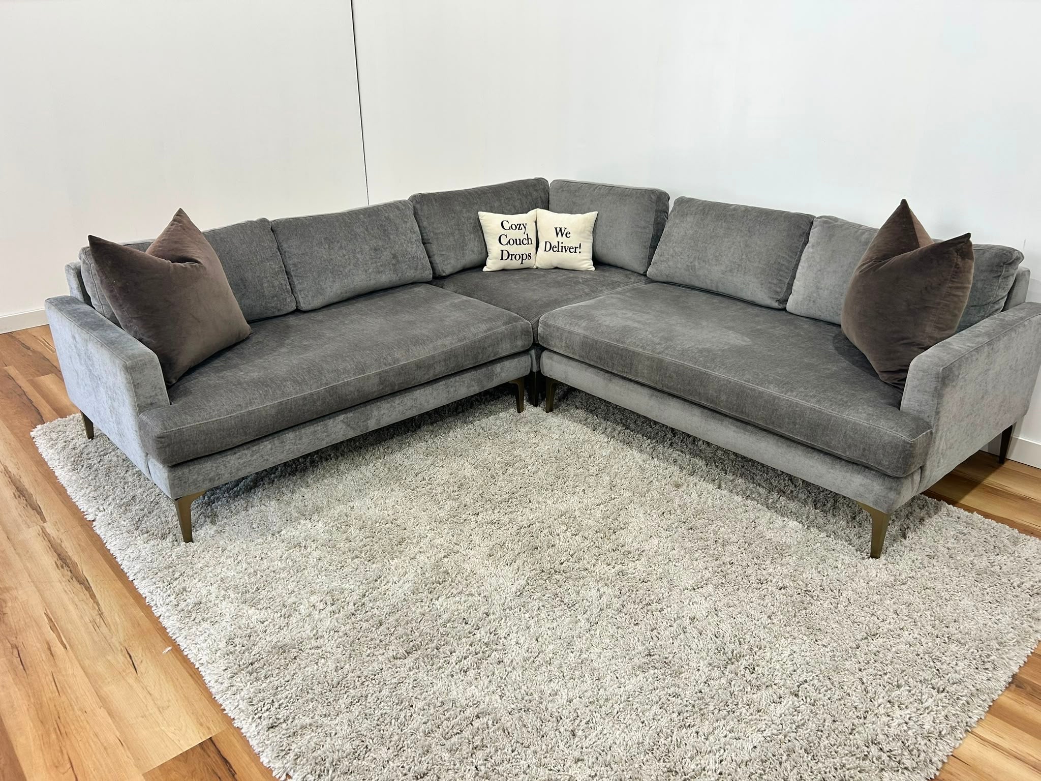 West Elm Andes Sectional Sofa 94”