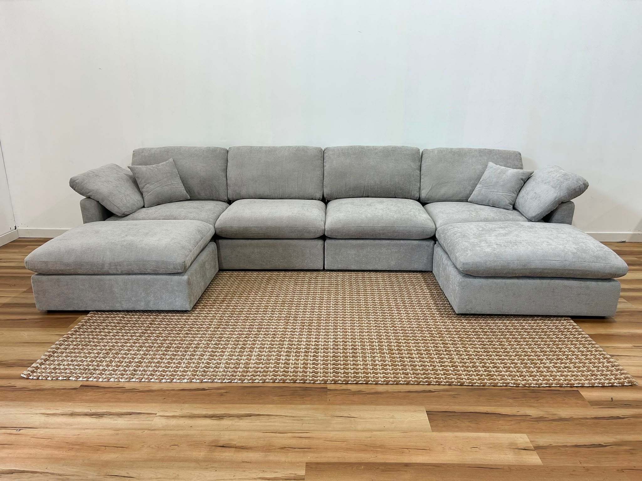 The Nest Modular Sofa 6pc Light Grey