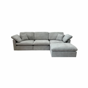 The Nest Modular 4pc Sofa Light Grey