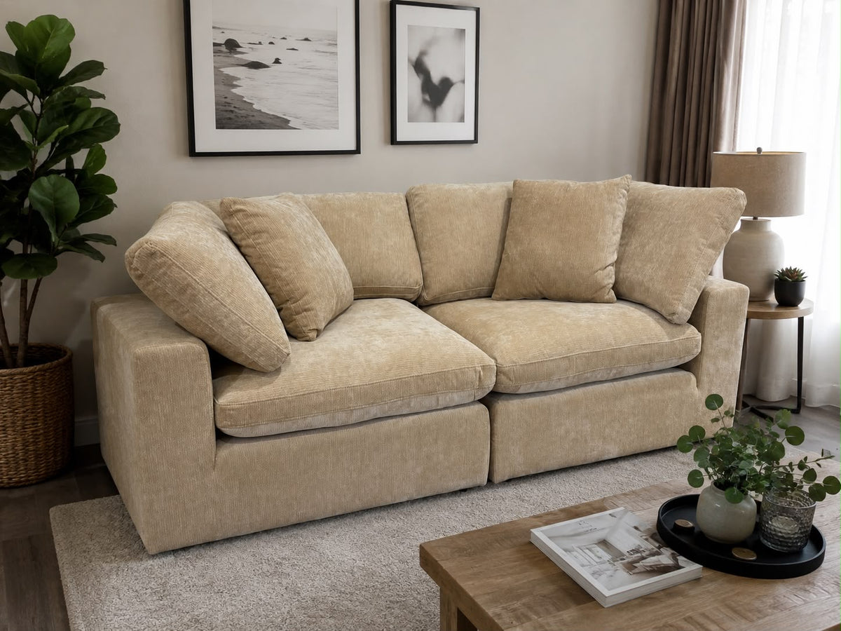 Snug Modular Sofa - Sand - 2pc