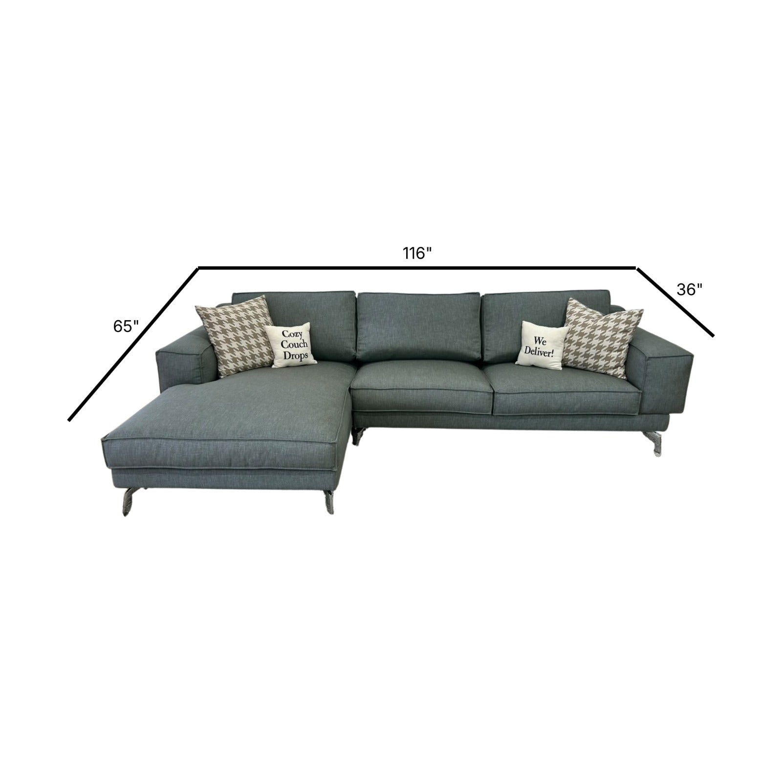 Moe’s Sectional Sofa 116”