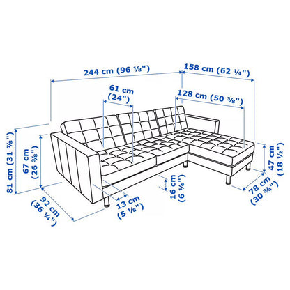 Green Ikea Morabo Sectional Sofa