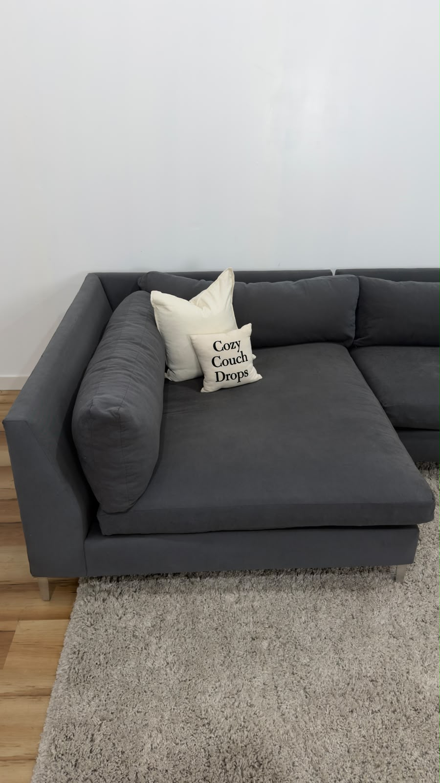 CB2 Decker Sectional Sofa 129.5”
