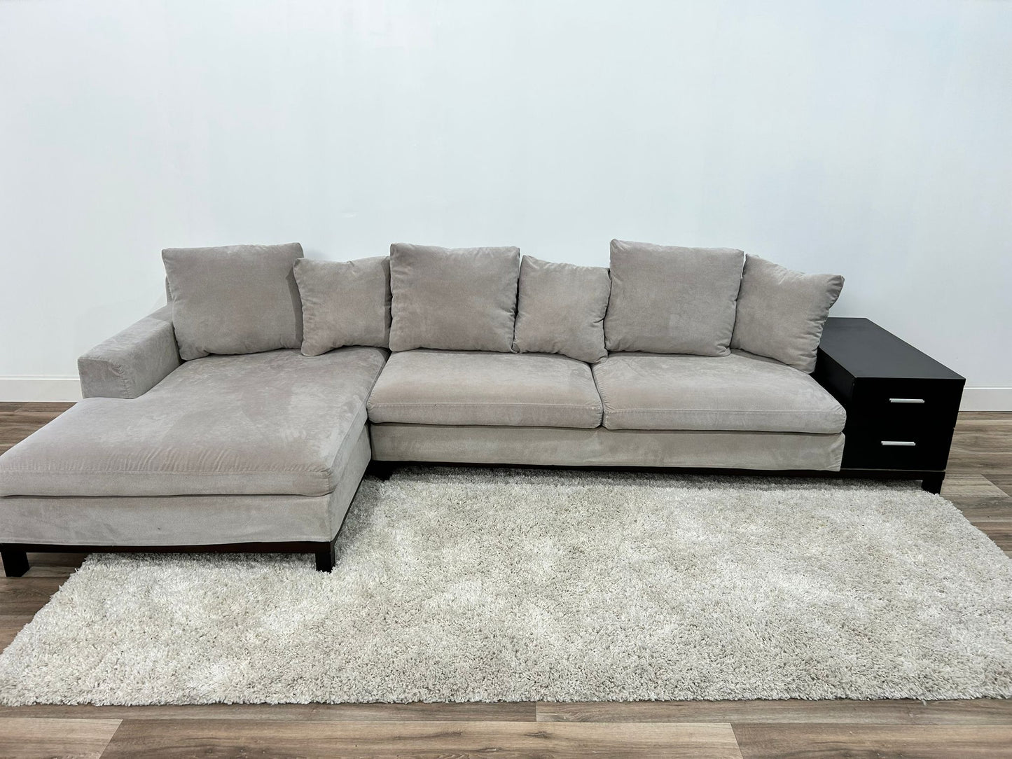 Microfibre suede Sectional Sofa