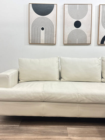 EQ3 Eve Leather Sectional Sofa