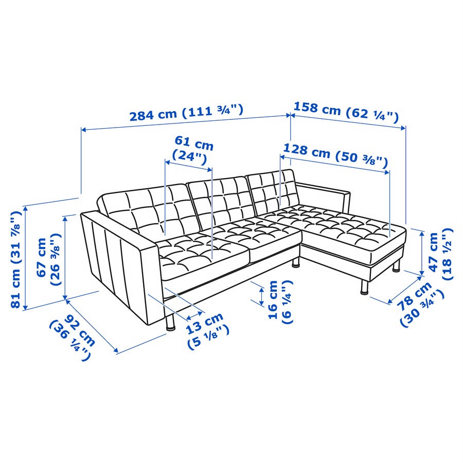 Green Ikea Morabo Sectional Sofa