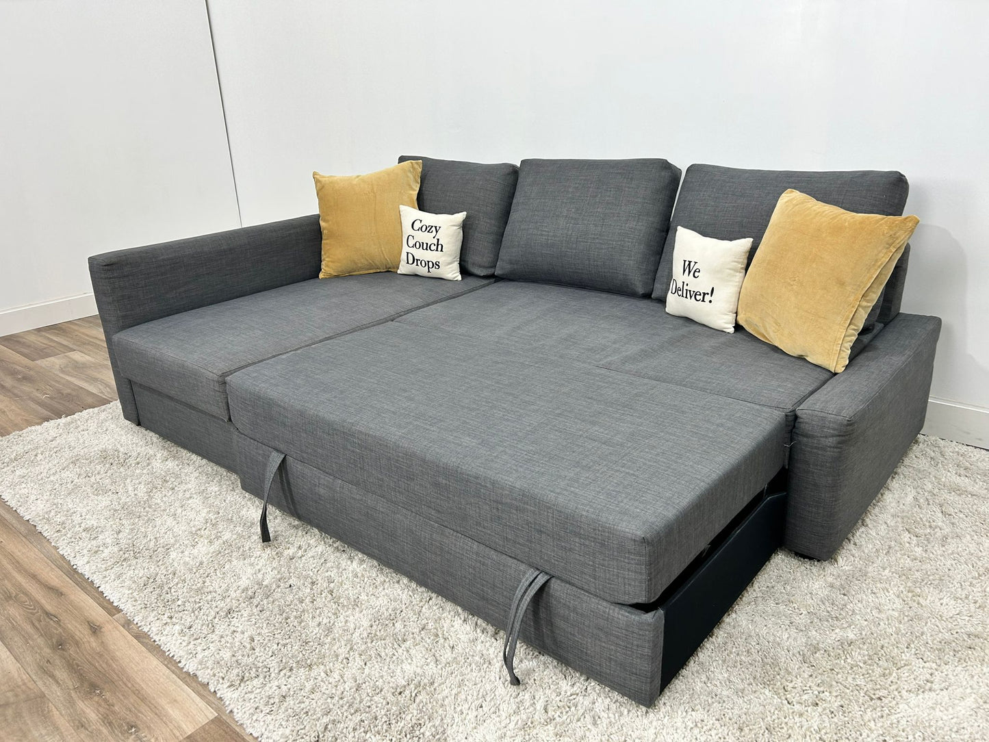 Grey Ikea Friheten Sofabed