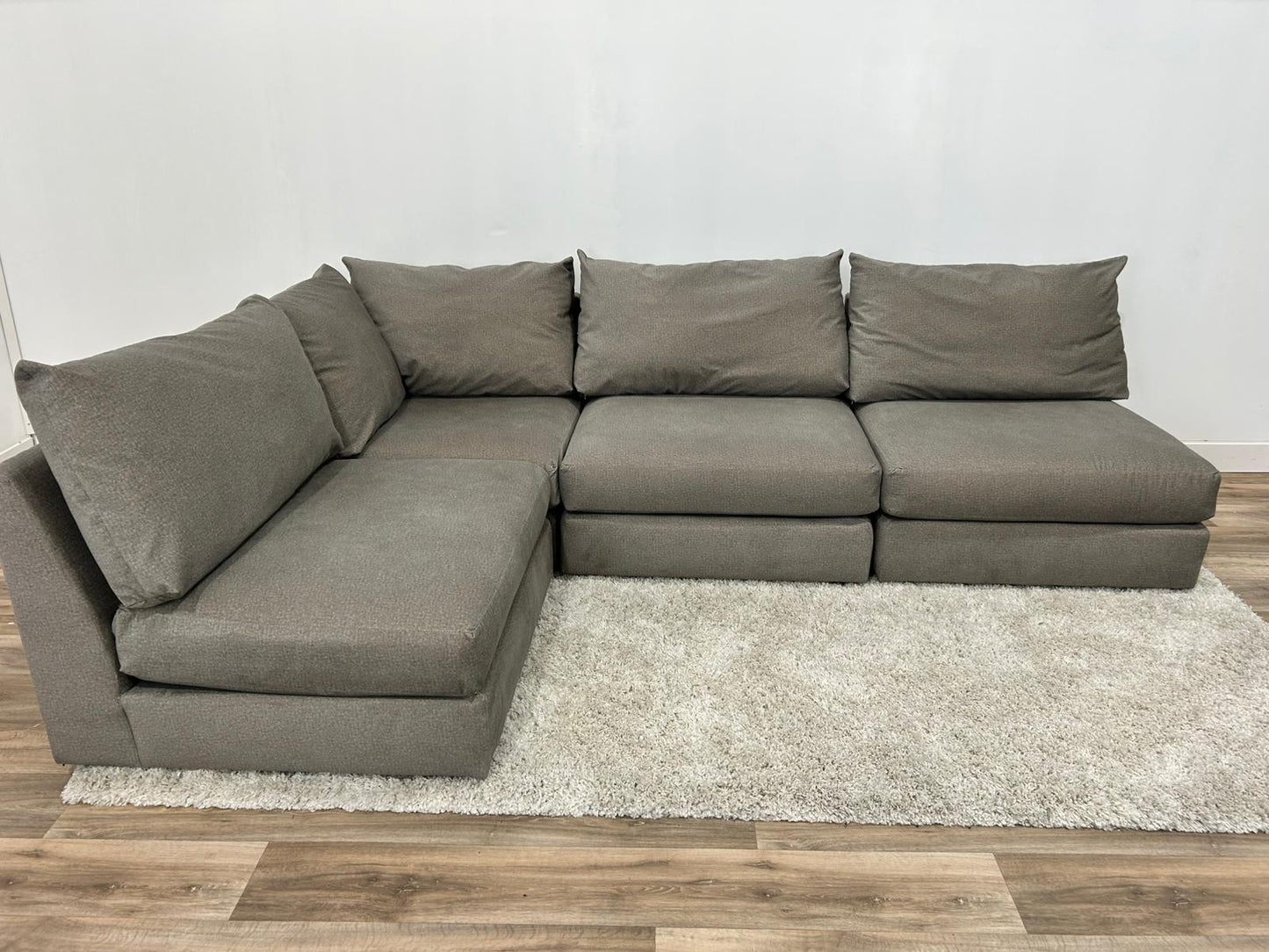Khaki/Grey Modular Sofa
