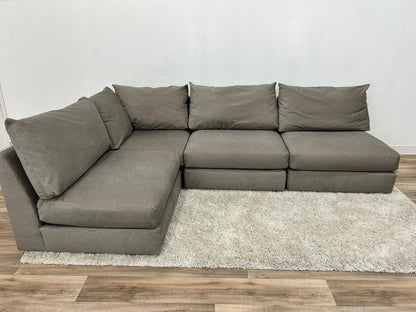Khaki/Grey Modular Sofa