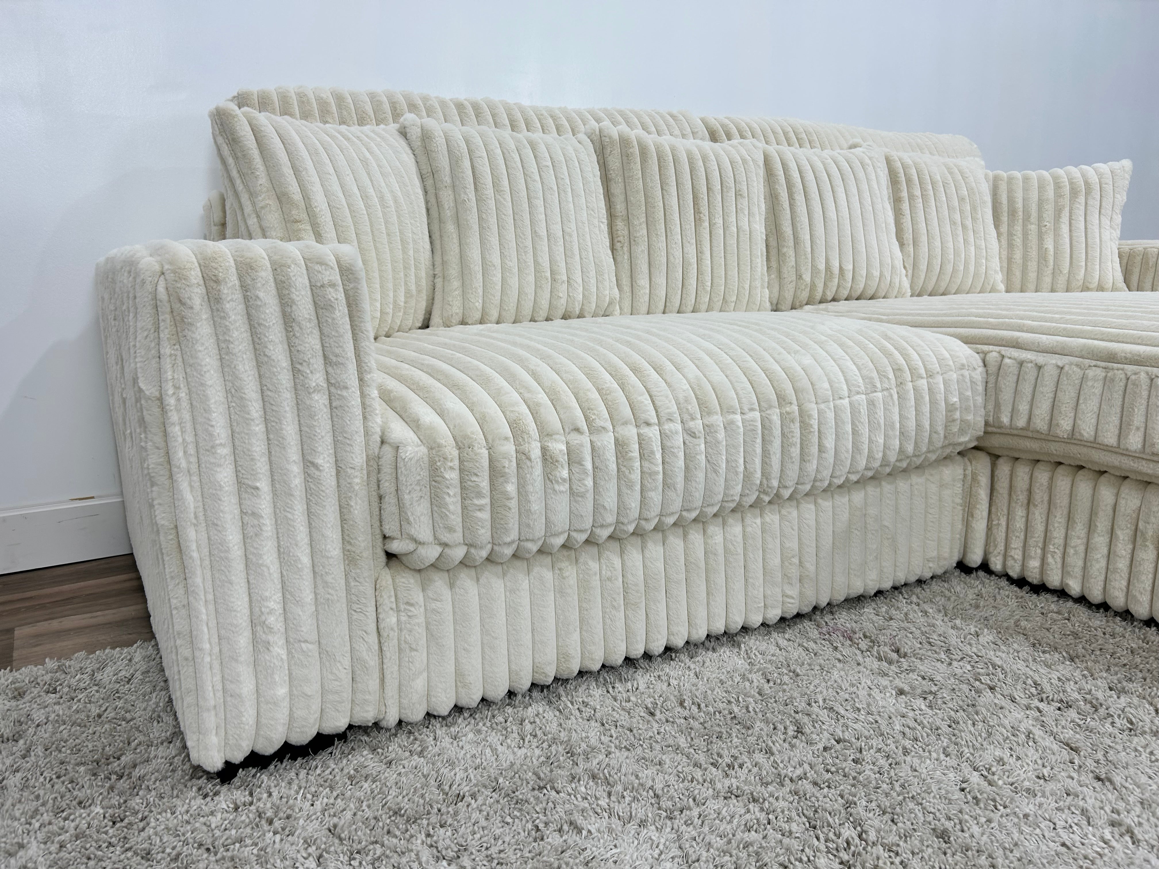 The Cord Sectional Sofa (Reversible Chaise)