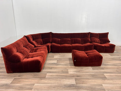 R.S Furniture Inc modular velvet sofa