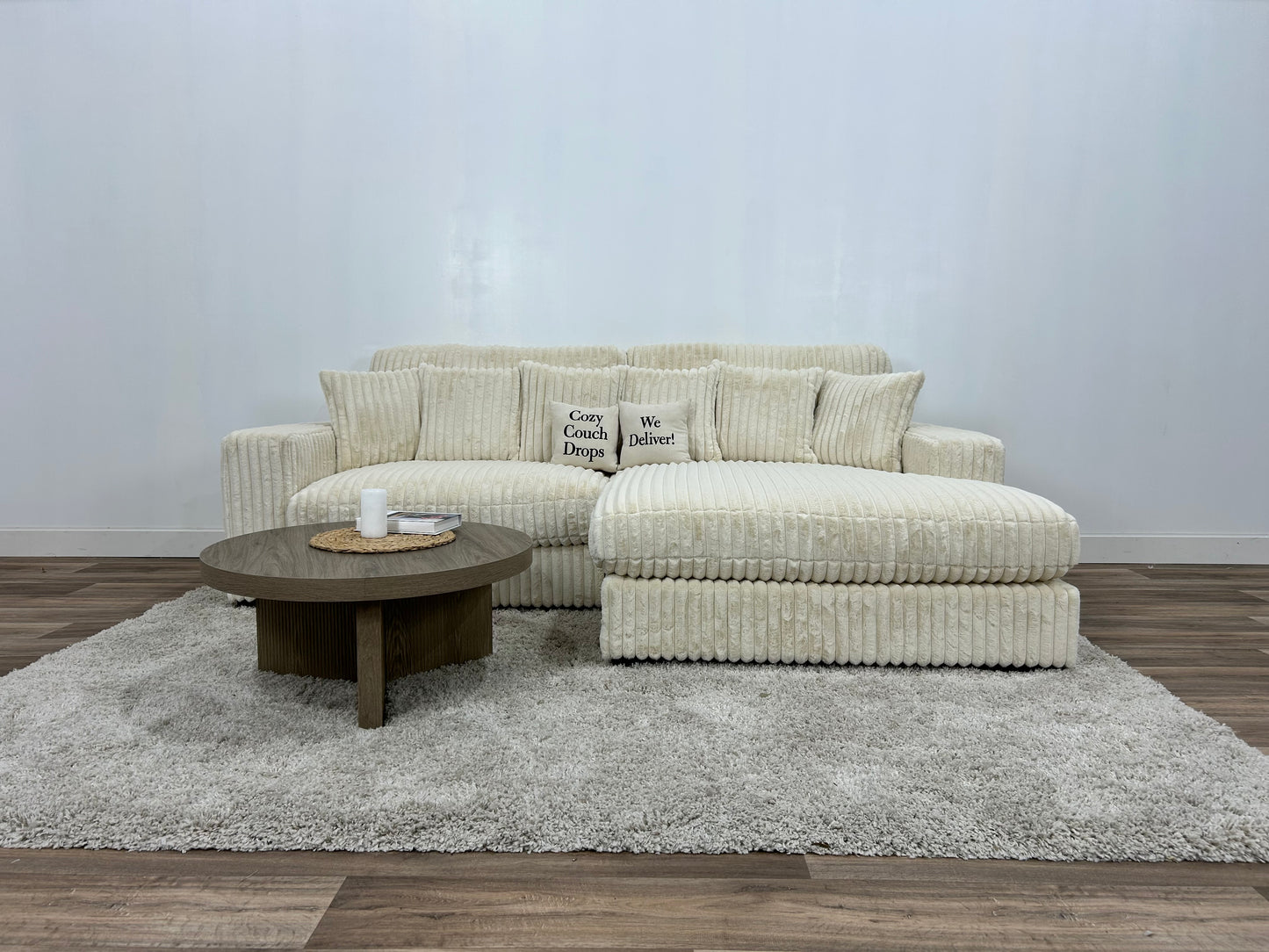 New Plunge Sectional Sofa (Reversible Chaise)