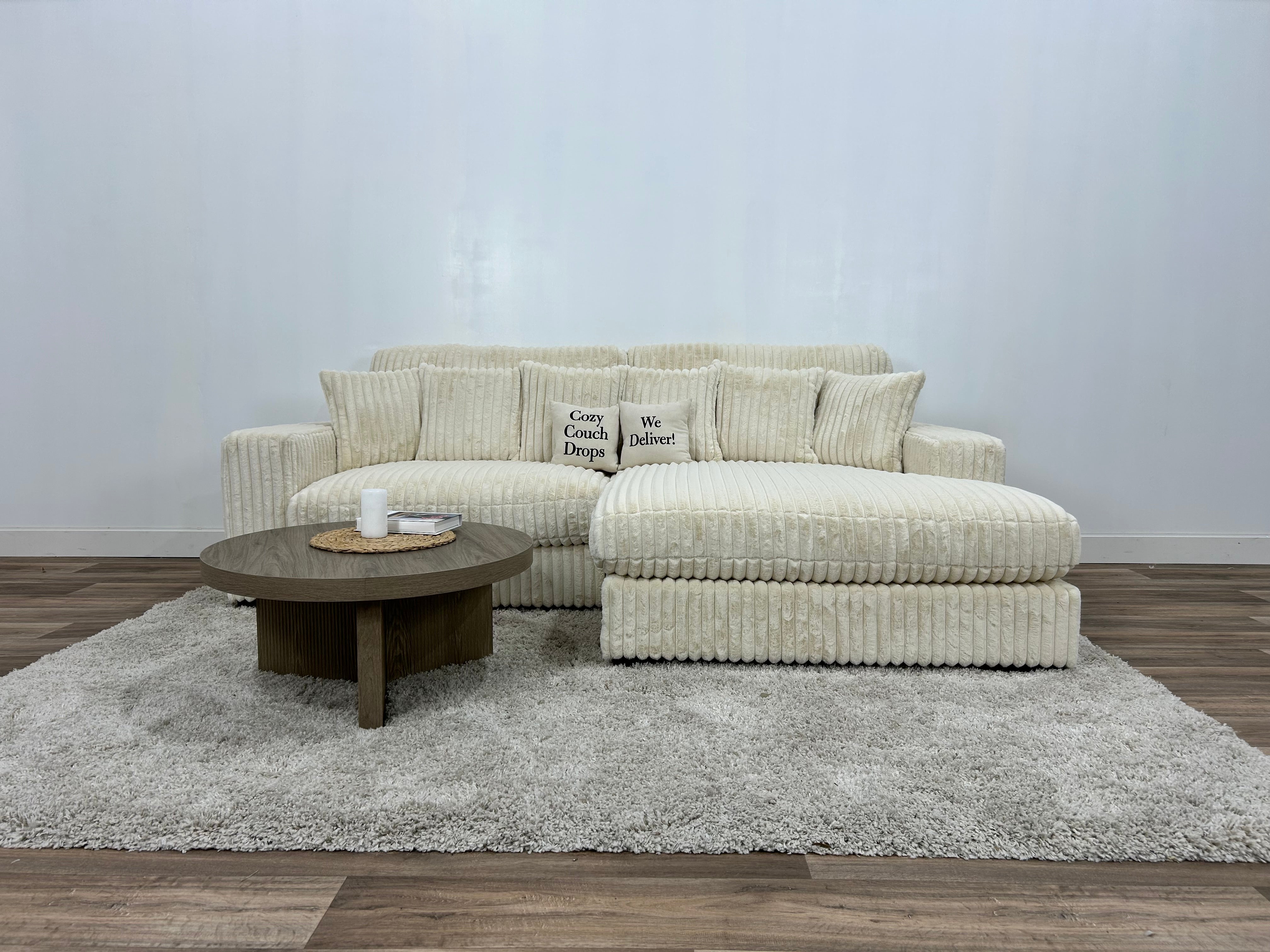 The Cord Sectional Sofa (Reversible Chaise)
