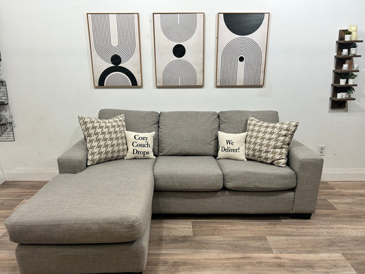 Beige Reversible Sofa
