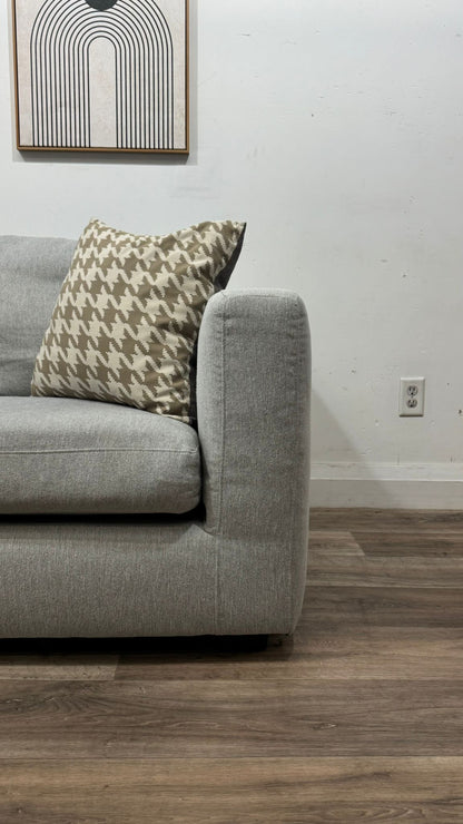 Grey Reversible Sectional Sofa