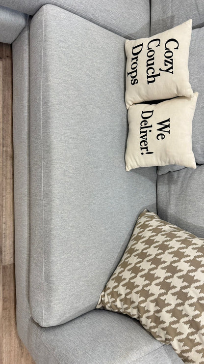 Grey Reversible Sectional Sofa
