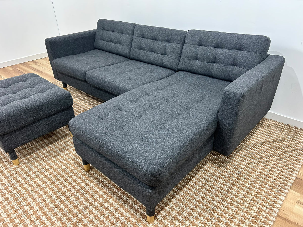 Ikea Morabo Sectional Sofa + Ottoman