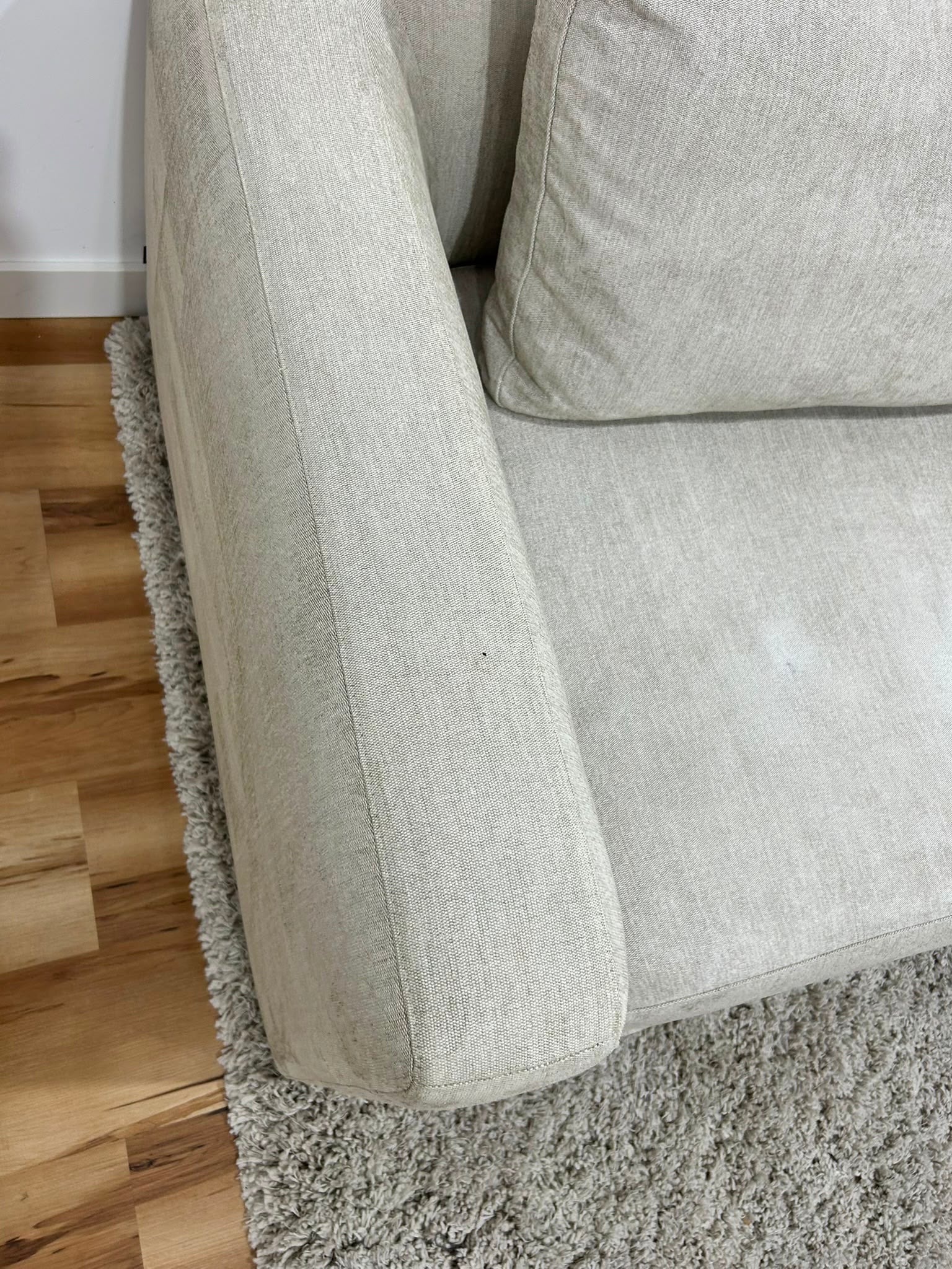 EQ3 Cello Sectional Sofa 122”