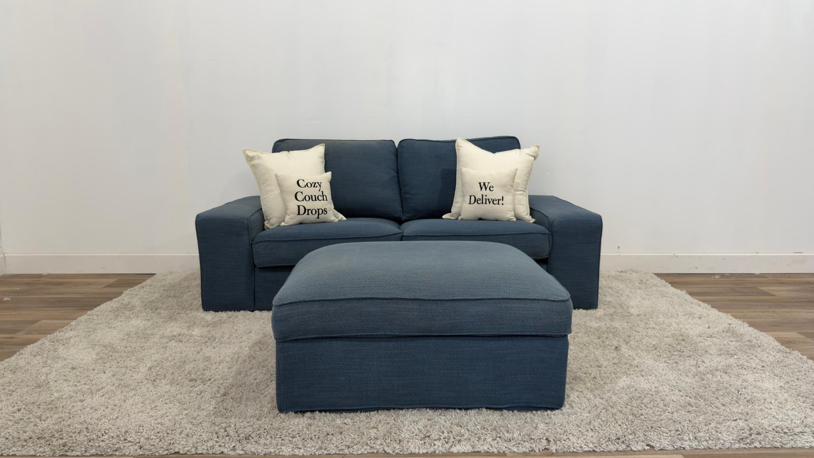 Ikea Kivik Loveseat + Ottoman