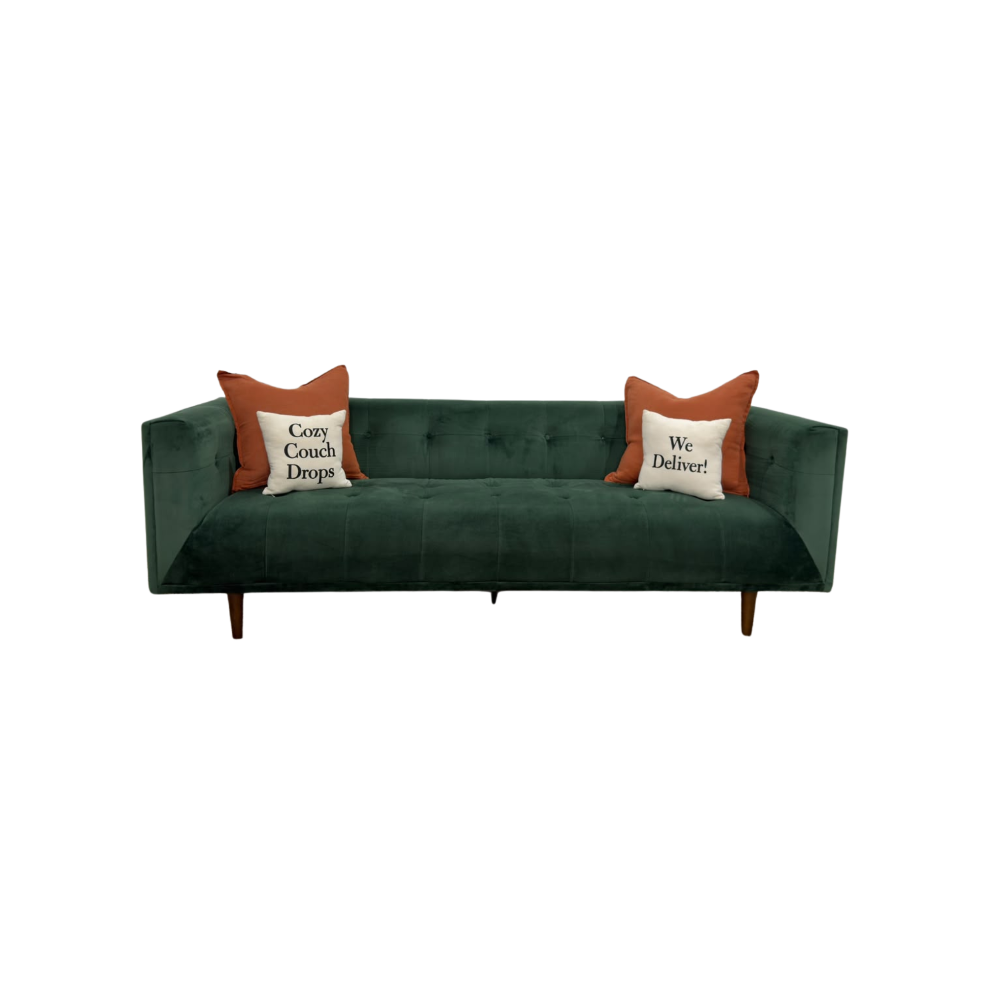 Structube Loretta Velvet 3 Seater Sofa 84”