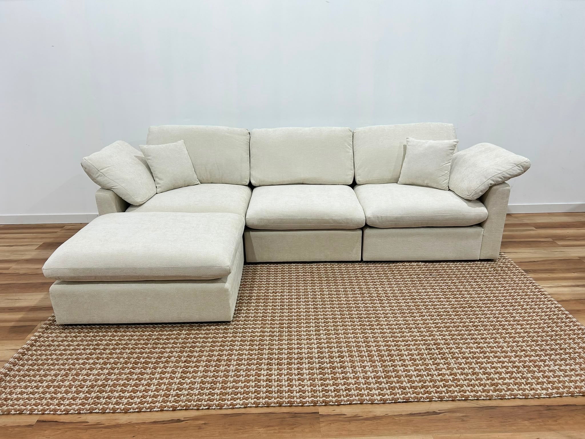 The Nest Modular 4pc Sofa Cream